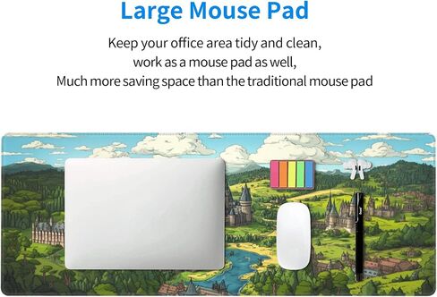 Dark Academy Desk Mat Large Gaming Mouse Pad Dark Academy Extended Mousepad Big in Laptop Computer Mouse Keyboard Mat for Office Desk Decor 31.5x12 in in Saudi Arabia