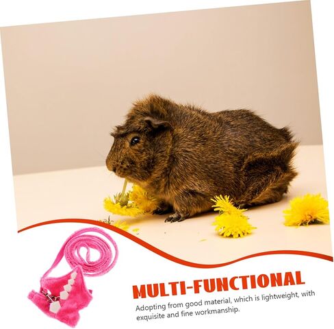 Upkoch Pet Harness Leash for Animals Ferret Walking Stest مع مقود مريح للاستخدام في الهواء الطلق مريح من السهل عملية واحدة in Kuwait