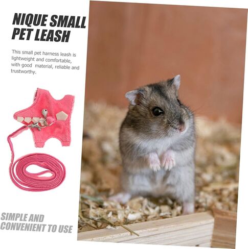Upkoch Pet Harness Leash for Animals Ferret Walking Stest مع مقود مريح للاستخدام في الهواء الطلق مريح من السهل عملية واحدة in Kuwait