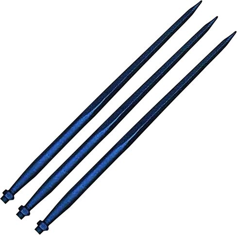 39 "Hay Bale Spear 3000 LBS ، C -2 Bale Spike Square مدبب مزورة - 1 3/4" Conus 2 ، Bale Hay Spike مع Hex Nut (حزمة 1) in Kuwait