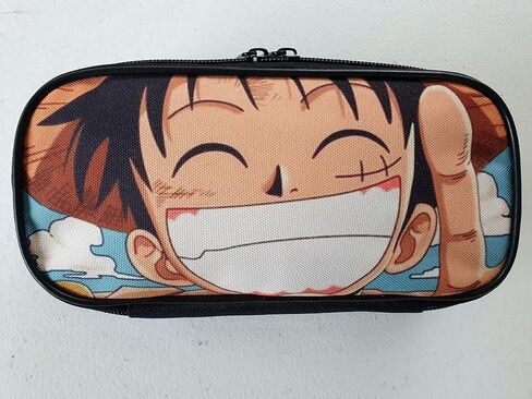TopGlam Set 7ps Anime Characters Pouch Pens in a Bag Pencil Case Stationery Box with Zipper Cartoon Office Supply Christmas Birthday (OI10) in Saudi Arabia