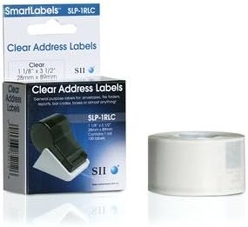 Genuine Seiko SLP-1RL White Address Labels for Seiko SLP650, SLP-650 Smart Label Printers in Saudi Arabia