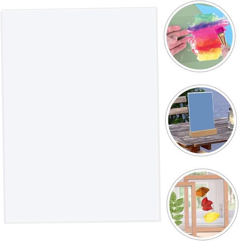 Healvian 10pcs صفائح أكريليك لصياغة لوحات إطار الصور DIY وسهلة القطع لحفلات الزفاف والمشاريع الفنية in Kuwait