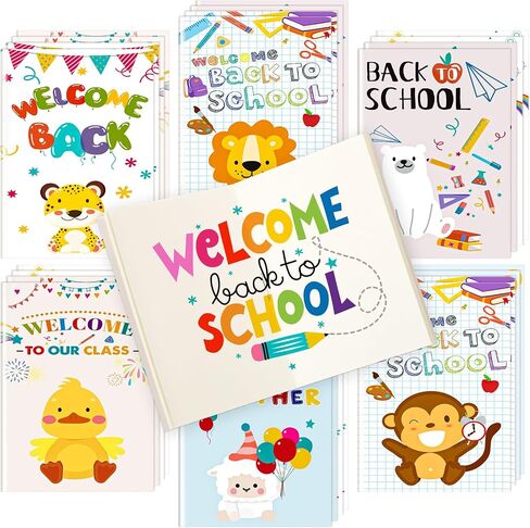 30 Pcs Back to School Mini Notebooks for Kids First Day of School Student Gifts Small Notepads Journal in Bulk for Students School Classroom Exchange Party Favor Gift Supplies(School) in Saudi Arabia