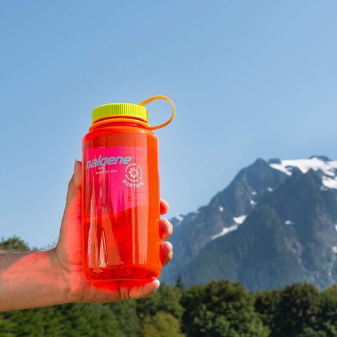 Nalgene Tritan Wide Mouth BPA-Free Water Bottle Pear, 33 oz in Saudi Arabia