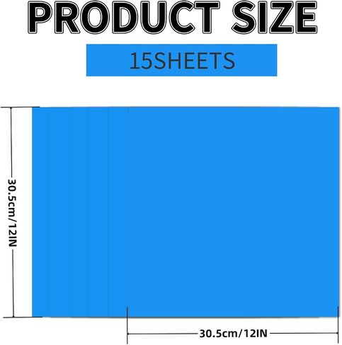 15 Sheets Black Cardstock 12"x12",250gsm/90lb Heavyweight Cardstock Paper, Thick and Smooth Card Stock Perfect for Card Making, Scrapbooking and Crafts in Saudi Arabia