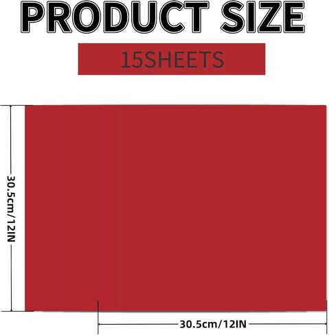 15 Sheets Black Cardstock 12"x12",250gsm/90lb Heavyweight Cardstock Paper, Thick and Smooth Card Stock Perfect for Card Making, Scrapbooking and Crafts in Saudi Arabia