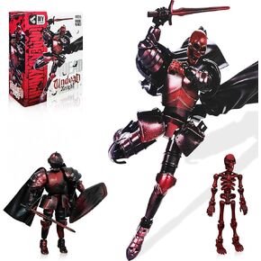 Tckyck|T13 Action Figure Set|DIY 3D-Printed Dummy 13|Dummy Nova Titan Lucky 13 Action Figure|Desktop Decorations for Game Lovers Toys|Gift Box Packaging|Assembly Required Robot Fidget Toys for Kids
