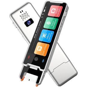 Language Translator Pen Scan Reader with Case 4.0-inch Large Screen 142 Languages Offline Translation Portable Reading Voice Translation for Dyslexia