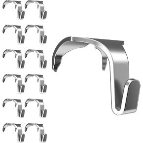 12 Pcs Molding Hooks for Picture Rails,Moulding Picture Rail Hangers Hooks for Art & Photos (Gold)