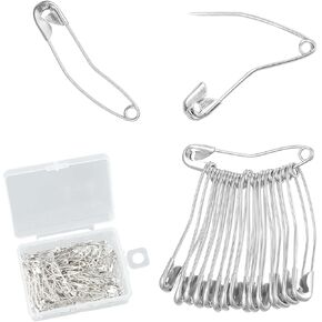 200 Pcs Curved Safety Pins for Quilting Knitting, 1.5 Inch Basting Pins