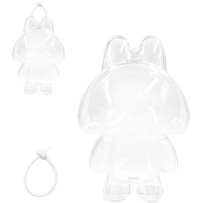 Aerbee Protective Case for Cry Doll, Thickening Figures Storage Bag for Dolls, Keychain Bag for Crydoll Figures, Portable Closure Dustproof Collectibles Case for Cry Doll Figures