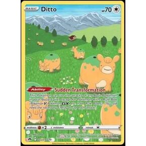 Pokemon - Ditto GG22/GG70 - Crown Zenith - Galarian Gallery - Holo Rare Card