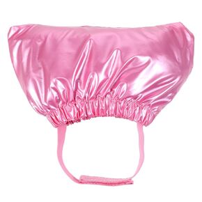 Adjustable Dog Shower Cap, Cat Ear Cover for Bath, Waterproof Cat Head Cover with Strap Reusable Pet Ear Protection Bath Supplies for Dogs and Cats Puppy Grooming Accessories (Pink)