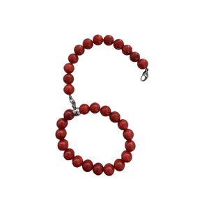 Locsanity Interlocking, Sisterlock, Dreadlock, Crochet Tool Bracelet Holder, Pink Beads (Black)