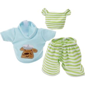 Toyvian 10 Inch Newborn Baby Doll Clothes with Hat Set - Boy & Girl Doll Outfits - Romper, Jumpsuit, Sleeping Bag & Accessories