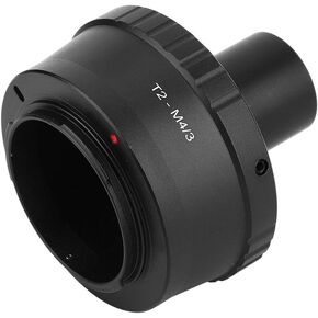aqxreight Metal Adapter 23 2mm T Mount Microscope Eyepiece for M4 3 Mount Mirrorless Camera is for T Adapter Sui Eyepiece RingMicroscope AdapterMetal AdapterMetal