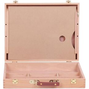 Wooden Box Drawing Board Easel Art Supplies Toolbox Storage Box Drawer Type Painting Box Real Display Painting Materials