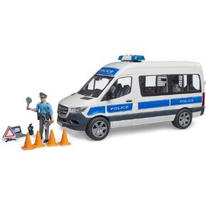 Bruder 02683 MB Sprinter Police Emergency Vehicle with Light & Sound Module