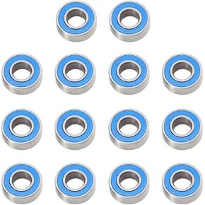 RC Car Upgrade Parts for Tamiya DT-02 DT-03 DT02 DT03 14pcs Sealed Bearing Kit RC Car Upgrade Parts Accessories Remote Control Car Modification Parts