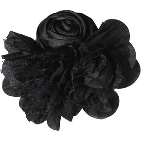 3D Fabric Rose Flower Patches Handmade Materials Kits Crafting Traditional Costume Dance Dress Sewing Flower Appliques