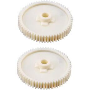 RC Praff Part متوافق مع Tamiya لـ TT01 لـ TT01D لـ TT01E 1/10 RC Upgrade Parts Accessories 2PCS 61T Spur Gear 51004