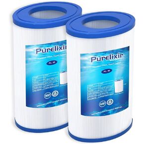 NSF Certified PDM30 Spa Filter Compatible with PDM30 for Dream Maker Hot Tubs 461269, Oval Spa Filter, 30 Sq. Ft, L x OD:9 3/4"" x Oval 6-1/4"x5-1/4", 2-Pack