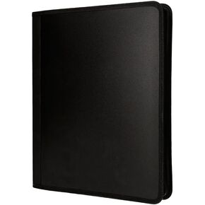 4 Ring Binder 25 mm Polypropylene Zip Closure 4 Inner Pockets with Colour Trim