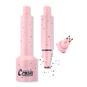 Freckle Stamp, Liquid Freckles Pen, Faux Freckle Makeup Pen, Long Lasting, Waterproof, Quick Dry, Lifelike Magic Freckles Tattoo Marker for Natural Sunkissed Makeup #02 Medium