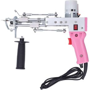 XHTLLO Tufting Gun Kit, Electric Carpet Weaving Gun for DIY Rug Making, Adjustable Handle and Cut Pile, Easy to Use for Beginners and Experts[US]
