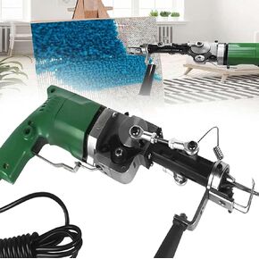 2 in 1 Industrial Embroidery Machine, DIY Carpet Tufting Gun Electric Carpet Weaving Tufting for Make Carpets and Artworks, Adjustable Rug Making Tools