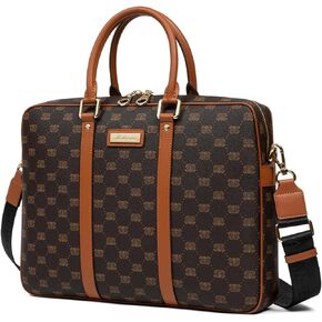 حقيبة حقيبة كمبيوتر محمول من Malirona للرجال ، حقيبة كتف الكتف ، حقيبة أعمال Crossbody Bresh لجهاز كمبيوتر محمول 15 بوصة (Beige ، 14inch)
