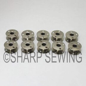 10 Metal Bobbins Singer 66,99,99k,201,201-2,1022,192 Metal Singer