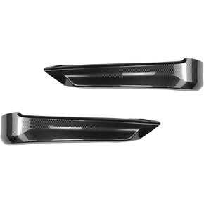 Spoiler Separator, 5PCS Compatible with BMW 3 Series E90 E91 Car Front Bumper Lip Splitter Diffuser Body Kit Spoiler Bumper Guard Protector 2005-2008 Tuning(Carbon Look Splitter)