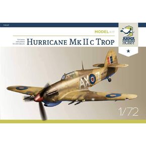 Arma Hobby 1/72 Scale Hurricane Mk IIc Trop Model Kit - Plastic Model Building Kit # 70037