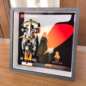 Display photo frame for Lego Speed McLaren F1 Team 77251 MCL38,Home or office decorative wall panels,Adult Collectibles Wall Mount(No Car Included)