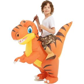 Goosh Asslatable Costume Costume Size Size Riding Air Funny Flaft Up Dinosaur Costume for Halloween Cosplay Party