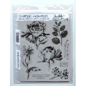 Tim Holtz Cling Stamps - French Garden - CMS487