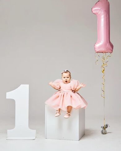7 Numbers Balloon, 40 Inch 7 Balloons for Birthday Party, Dark Blue Number Balloons for 7, 17, 27 Game Competition Wedding Anniversaries Party, Christmas and New Years Eve Party in Kuwait