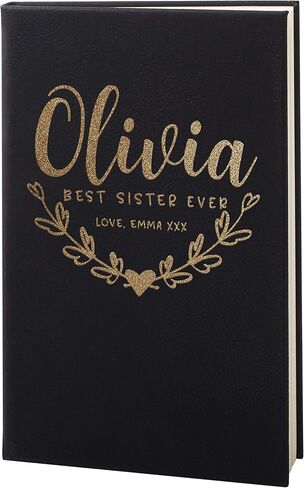 مجلة جلدية شخصية ، بني داكن ، صفحات مبطنة - دفتر للنساء ، الرجال ، المسافر - المجلات المخصصة للكتابة للنساء ، مذكرات للفتيات - عيد ميلاد ، أفضل صديق ، الأم ، هدية المكتب in Kuwait