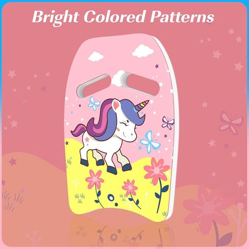 لوح سباحة للسباحة من HeySplash للأطفال، لوح سباحة بنمط لطيف للمساعدة في تدريب السباحة للأطفال، معدات تمارين حمام السباحة للمبتدئين، لوح سباحة آمن مساعد in Kuwait