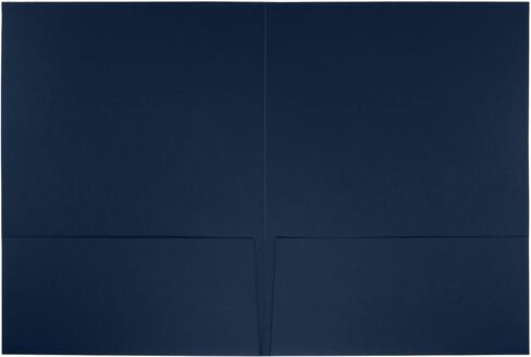 مجلدات إرجاع الضرائب مقاس 9 × 12 بوصة من LUXPaper | جيبين | كتان أزرق بحري | نص رقائق الذهب | 100 رطل. الغلاف | 25 الكمية in Saudi Arabia