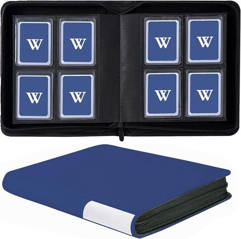 4 Pocket Toploader Binder يحتفظ بـ 128 Toploaders ، Pu Leather Top Loader Binder للبطاقات ، مجلدات ألبوم البطاقات للبطاقات/الرياضة في 3 × 4 '' Toploaders Black in Kuwait