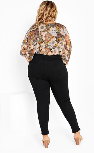 Avenue Women's Arnayork Plus Size Jean Bella Skinny in Saudi Arabia