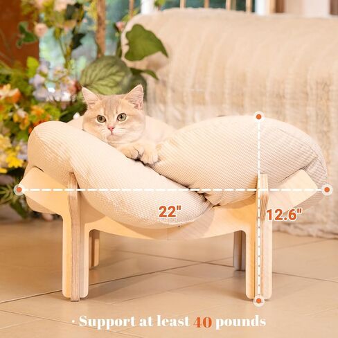 CHEERHOME PETS Elevated Cat Bed for Indoor Cats Couch Sofa Flower in Saudi Arabia
