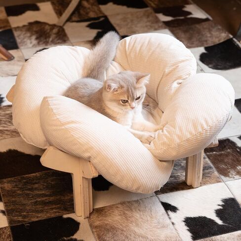 CHEERHOME PETS Elevated Cat Bed for Indoor Cats Couch Sofa Flower in Saudi Arabia