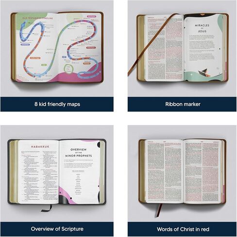 Personalized ESV Compact Kids Bible English Standard Version Faux Leather Holy Bible for Church, School, or Bible Study - Custom Name Engraving | Ideal for Christian & Religious Celebrations | Green in Kuwait