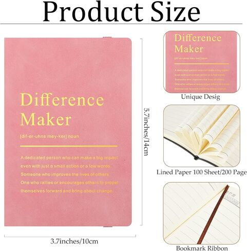 24 Pcs Employee Appreciation Gifts A6 Small Leather Journals Bulk Inspirational Different Maker Notebook Thank You Gift for Women Leadership Coworker Team Staff Christmas(Pastel Color) in Saudi Arabia