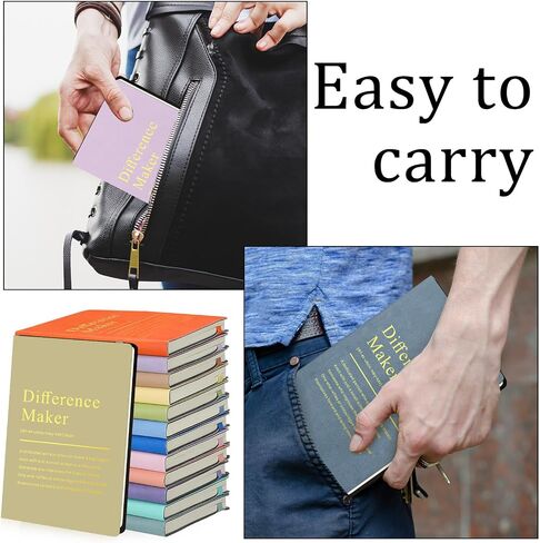 24 Pcs Employee Appreciation Gifts A6 Small Leather Journals Bulk Inspirational Different Maker Notebook Thank You Gift for Women Leadership Coworker Team Staff Christmas(Pastel Color) in Saudi Arabia