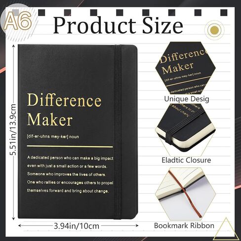 24 Pcs Employee Appreciation Gifts A6 Small Leather Journals Bulk Inspirational Different Maker Notebook Thank You Gift for Women Leadership Coworker Team Staff Christmas(Pastel Color) in Saudi Arabia